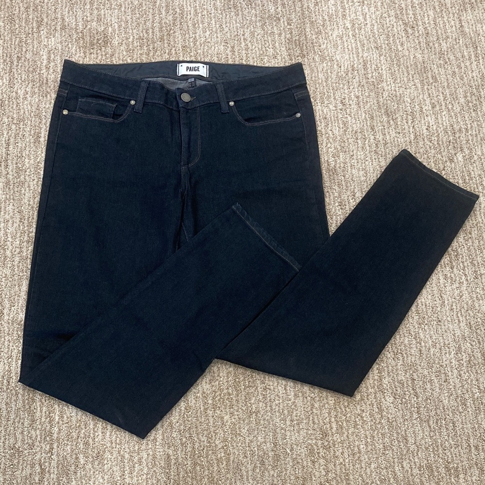 PAIGE Women’s Midnight Blue Slim Jeans